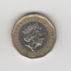 1 фунт Великобритания 2017 Лот 8052