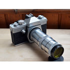 Фотоаппарат Практика с объективом  Триотар 1:4, f 13,5 см,