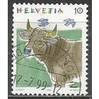 Швейцария. Корова. 1992г. Mi#1461.