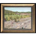 Дучиц Н.В."Весной", 1952 г. К/М. р.46х57 см.