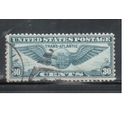 США-1939, (Мих.450), гаш.   , Авиапочта ,Авиация, Знак пилота, (одиночка)(5)