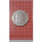 Танзания 20 шиллингов 1991  слоны редкая в таком состоянии