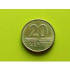 Литва. 20 центов 2009.