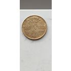 5 центов 1925 года. Литва - Первая Республика (1925 - 1938). Монета не чищена. 45137
