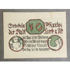 Нотгельд 10 пфеннигов 1920 год. Лорх-на-Рейне. Веймарская республика.