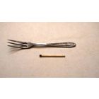 Вилка из довоенного детского набора. Клеймо ALUMIN S