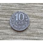 Werty71 Люксембург 10 сантимов 1918 Редкая и в состоянии