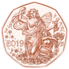 Австрия 5 евро 2019 Радость жизни UNC