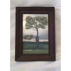 Пейзаж двп масло 10 см х 15 см + рамка