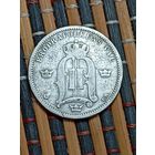 Швеция 50 эре 1899 года . Серебро . С рубля .