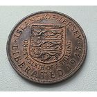 Джерси 1/12 шиллинга 1945 г. Король Георг VI 1-14-8