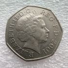 50 пенсов 2001 года Великобритания