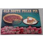 Посткроссинг. Открытка из США: Пекановый пирог, кулинария (10х15). Прошла почту. Марки, чёткий штемпель.