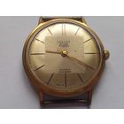 Часы Poljot de luxe. Полет делюкс. 29 камней. Тонкие. Au 20. На ходу. Автоподзавод СССР.