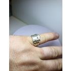 С рубля без мц. кольцо номер 3. ЕБЗ  зубр925пр. 7гр. 1.8см.