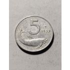 Италия 5 лир 1953