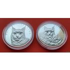 ТОРГ! Рысь   Рыси! 2008! Серебро 999 пробы! Защита окружающей среды! Животные! ВОЗМОЖЕН ОБМЕН!