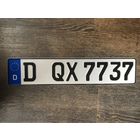 Автомобильный номер для коллекции