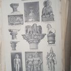 Индийское искусство. Энциклопедическая гравюра СПБ. 19-20века 24х16см.