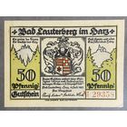 Нотгельд Бад-Лаутерберг 50 пфеннигов 1921 год. Веймарская республика