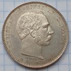 2 кроны 1888 г., Дания, 25 лет правления.
