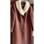 Пальто женское с норковым воротником б/у,размер 52