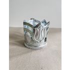 ПОДСТАКАННИК "КАМЕННЫЙ ЦВЕТОК". АЛЮМИНИЙ.  СМ. ФОТО И ОПИСАНИЕ ЛОТА.