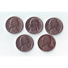 5 центов США.