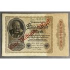 Банкнота 1 миллиард марок 1922 год. Веймарская республика