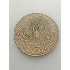Италия 200 лир 1994 года .