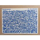 О-12. ПОДПИСАННАЯ ОТКРЫТКА. ГЕРМАНИЯ. СИНИЙ БРЕД.