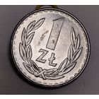 Польша 1 злотый, 1988