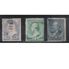 США-1887, (Мих.53,54,57), гаш.  , Стандарт, Президенты, )