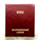 Альбом * для Банкнот * БОНЫ * на Кольцах * Формат Оптима * для Листов 250 на 200 мм * Корешок 50 мм