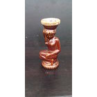 Винтажная "Статуэтка-подсвечник" девушка ню,антуражная!