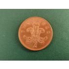 2 пенса Великобритания.