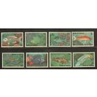 Тёркс и Кайкос-1990(Мих.,890-897) , **  ,  Морская  Фауна ,Рыбы(полная серия)