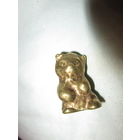 Миниатюра . Латунь . Кот . Кошка