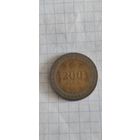 Западноафриканское государство 200 франк 2004