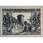 Нотгельд 25 пфеннигов 1921 год. Падерборн. Веймарская республика.