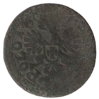 Королевство Польша (Светлейшая Речь Посполитая Обоих Народов). 1 солид (шэляг, боратинка) 1661.