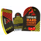 Этикетка пива YARD cherry Лидский ПЗ б/у Т757