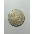 Кипр 20 центов 1985 года .