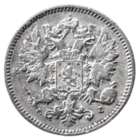 Великое Княжество Финляндское (Финляндия, Российская Империя). 25 пенни 1894 L. Серебро. Великий Князь Александр III.