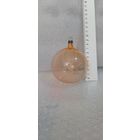 Ёлочная игрушка. Прозрачный шар со снежинкой. 11-7