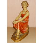 Девушка с книгой. Гипс.