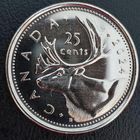Канада 25 центов, 2024 Карл III, UNC. (1.1.2)