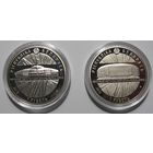 Монеты РБ. Хоккей. 2 монеты. М/никель