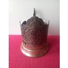 Подстаканник пальмы. Мельхиор. Кольчугино. СССР.