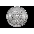 2 талера 1872 г. Саксония (Германия), Иоганн V. "Годовщина Золотой свадьбы". Штемпельный блеск, редкая!